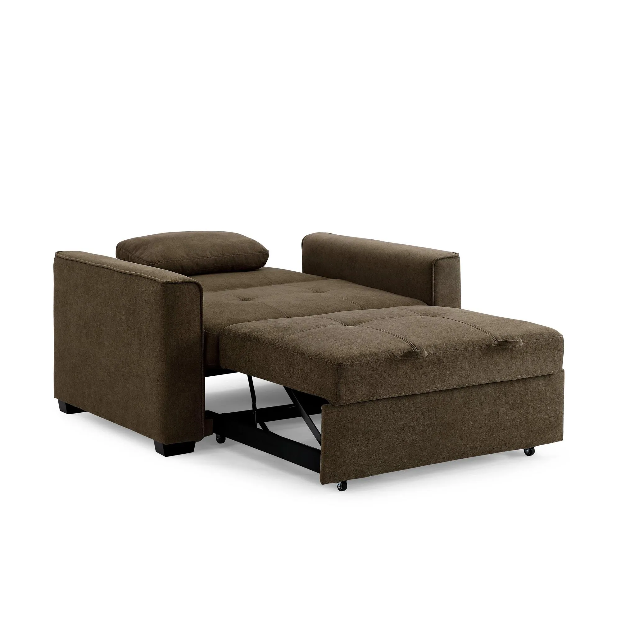 Nantucket Twin Size Sleeper in Charcoal