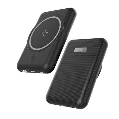 New - Just Wireless 5000mAh Dual Port Portable Power Bank - Black