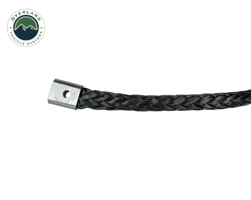 OVERLAND VEHICLE SYSTEMS | Brute Recovery Winch Line With Synthetic Soft Shackle 3/8"x 99' (19009918)