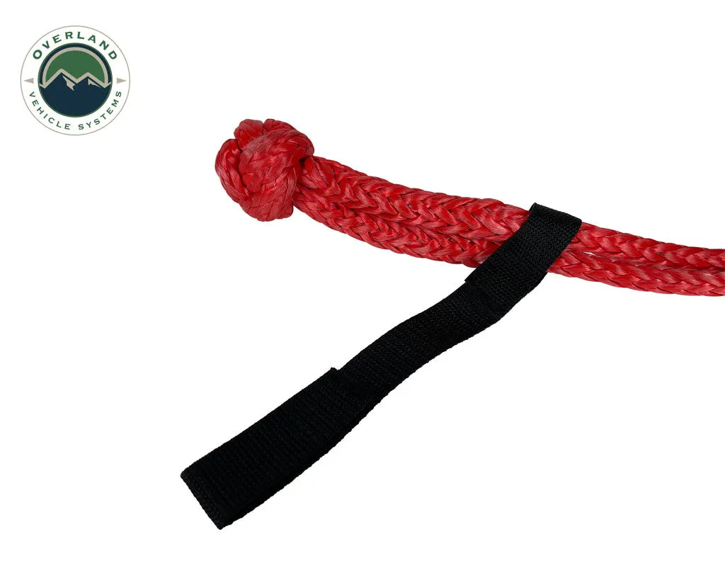 OVERLAND VEHICLE SYSTEMS | Brute Recovery Winch Line With Synthetic Soft Shackle 3/8"x 99' (19009918)