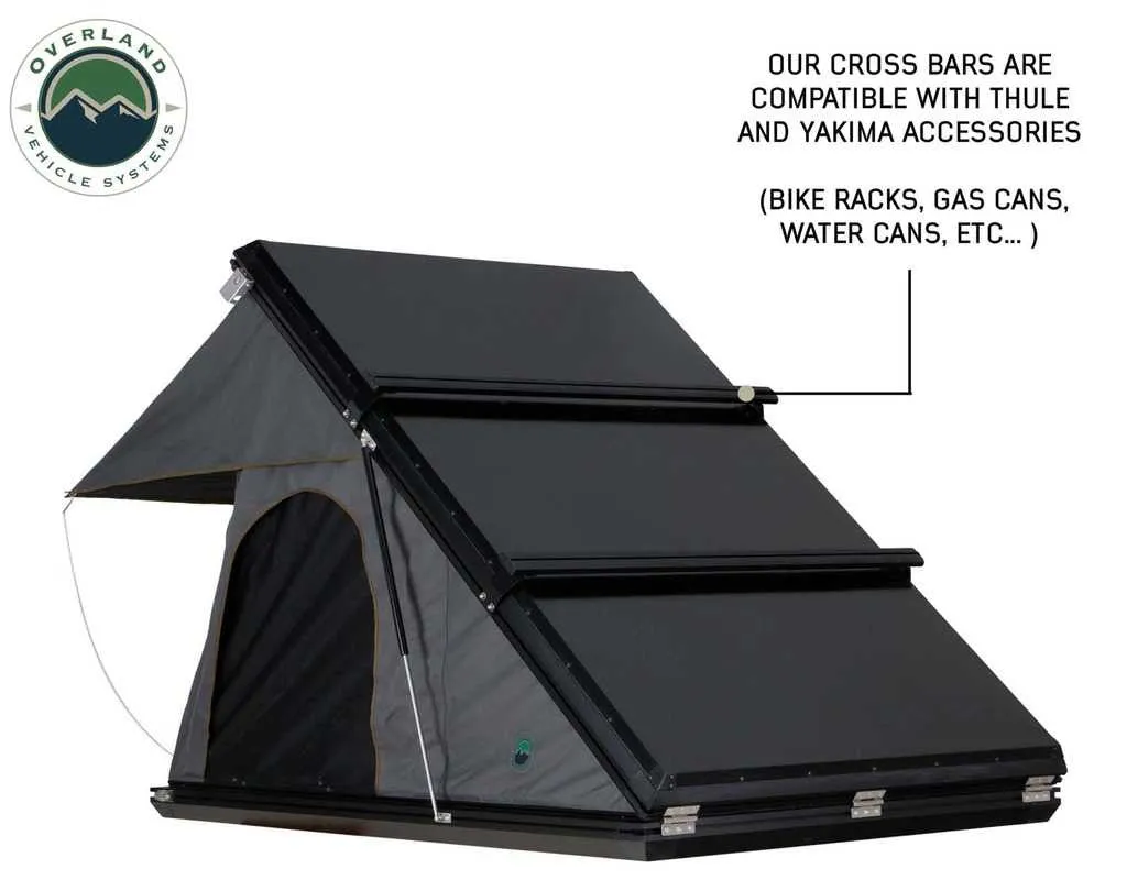OVERLAND VEHICLE SYSTEMS | Mamba III Aluminum Roof Top Tent Roof Mounting Bar With End Cap (18099901-W08)