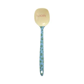Rice DK Melamine Cooking Spoon - Blue - Good Luck Print
