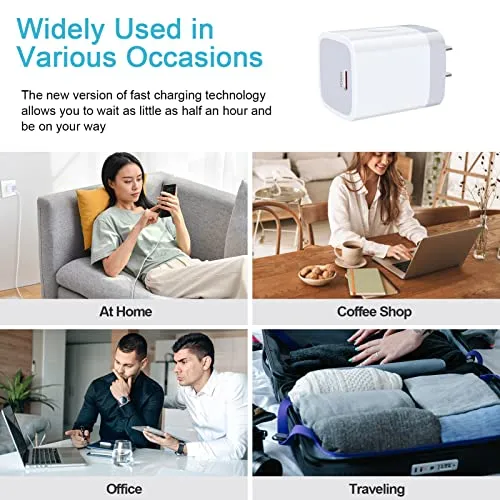 Samsung Galaxy S24 Charger 45W Super Fast USB C Charger Block Type C Charger Adapter for Galaxy S24 A15 S23 A14 A54 S22 S21 S20 S9 A13 A53 A03s,iPhone 15 14 13 12 11 Pro Max,iPad,Google Pixel 8 Pro 7a