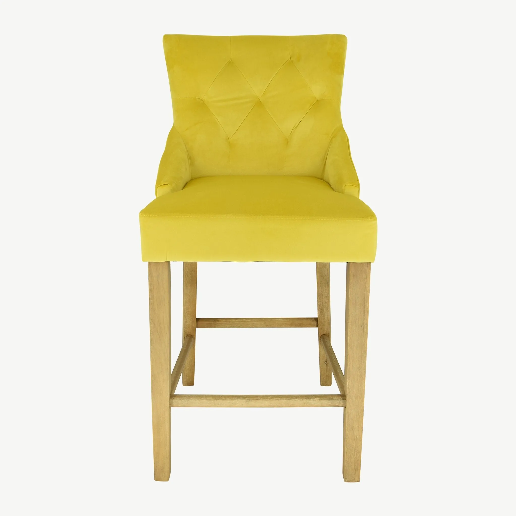 Sandy Bar Stool Gold Velvet