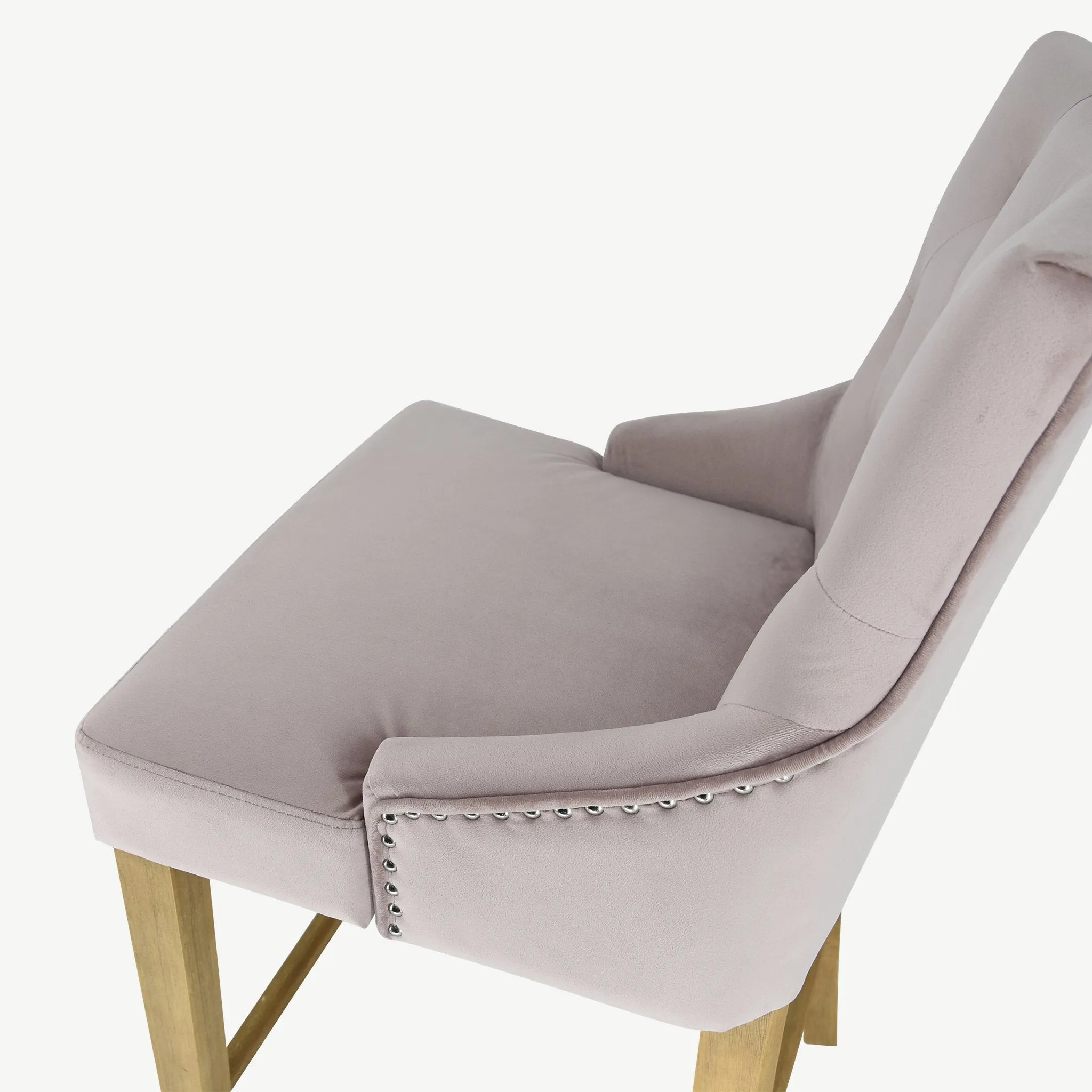 Sandy Bar Stool Pink Velvet
