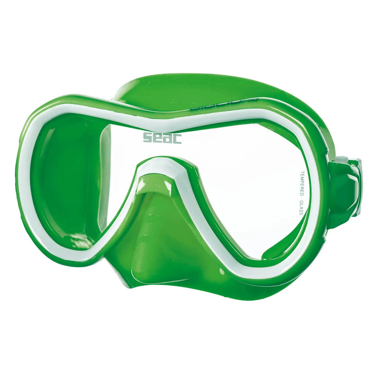 SEAC Giglio Snorkeling and Swimming Soft Silicon Mask, Single Lens
