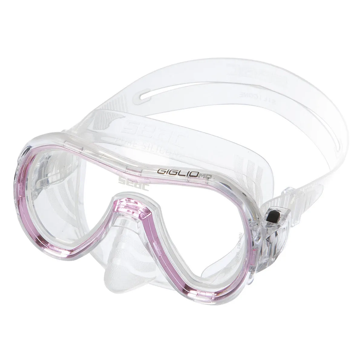 SEAC Giglio Snorkeling and Swimming Soft Silicon Mask, Single Lens