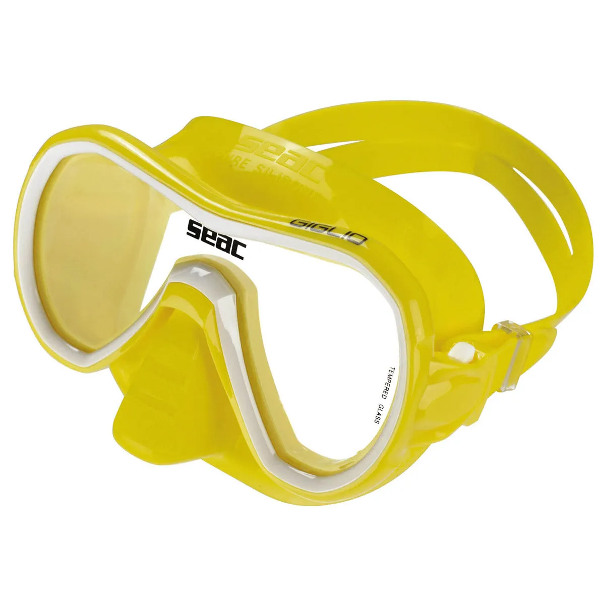 SEAC Giglio Snorkeling and Swimming Soft Silicon Mask, Single Lens