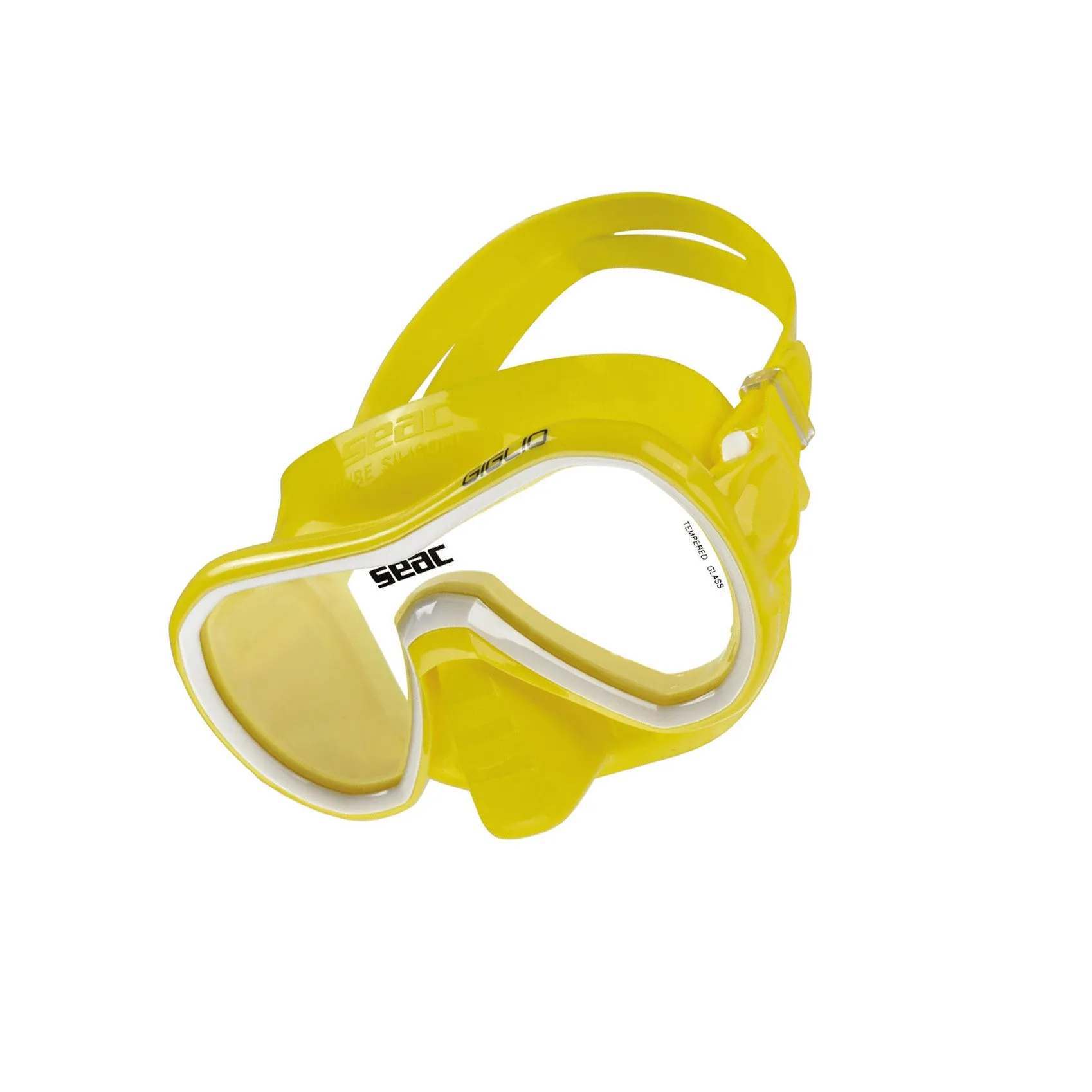 SEAC Giglio Snorkeling and Swimming Soft Silicon Mask, Single Lens