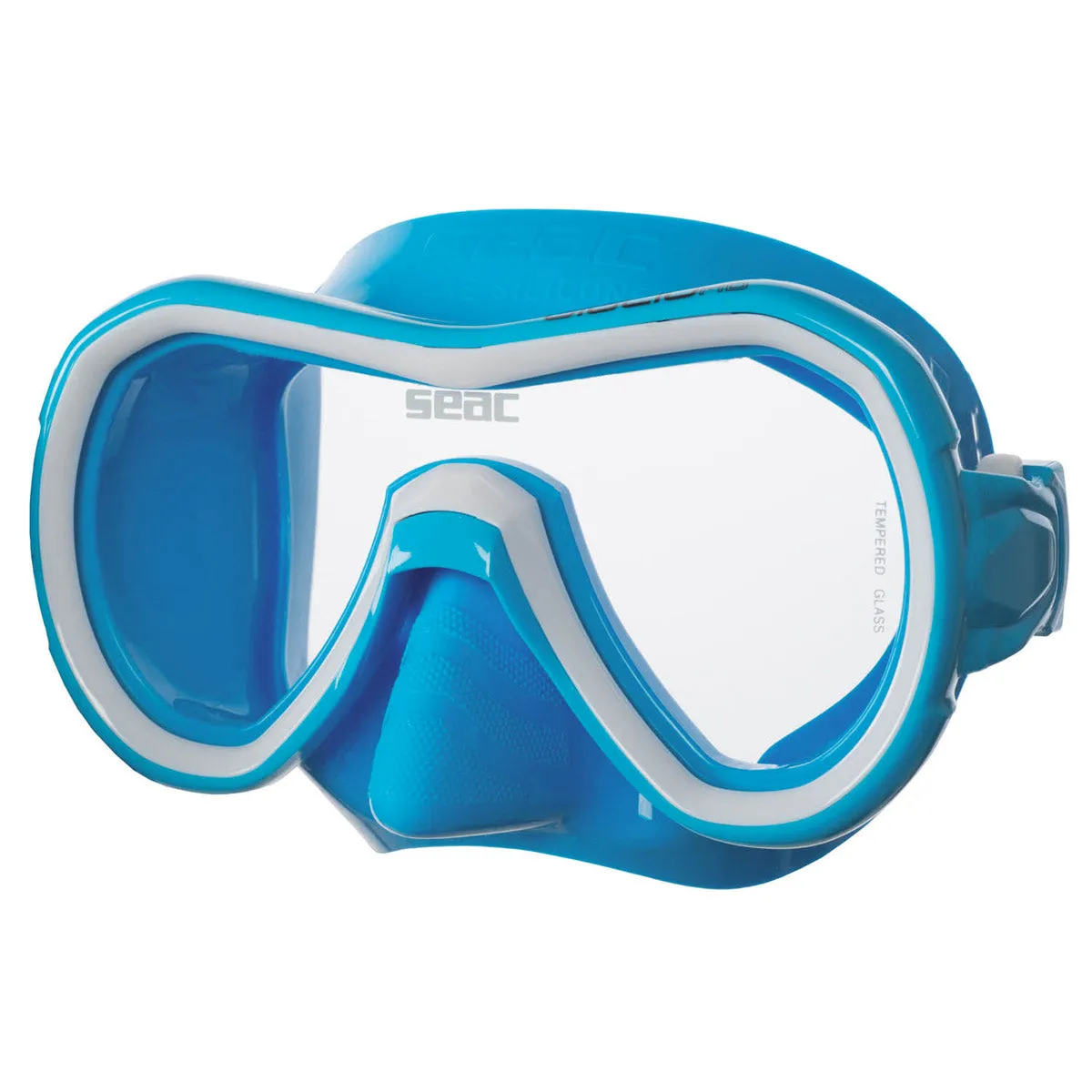 SEAC Giglio Snorkeling and Swimming Soft Silicon Mask, Single Lens