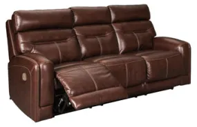 Sessom U1240515 Walnut PWR REC Sofa with ADJ Headrest
