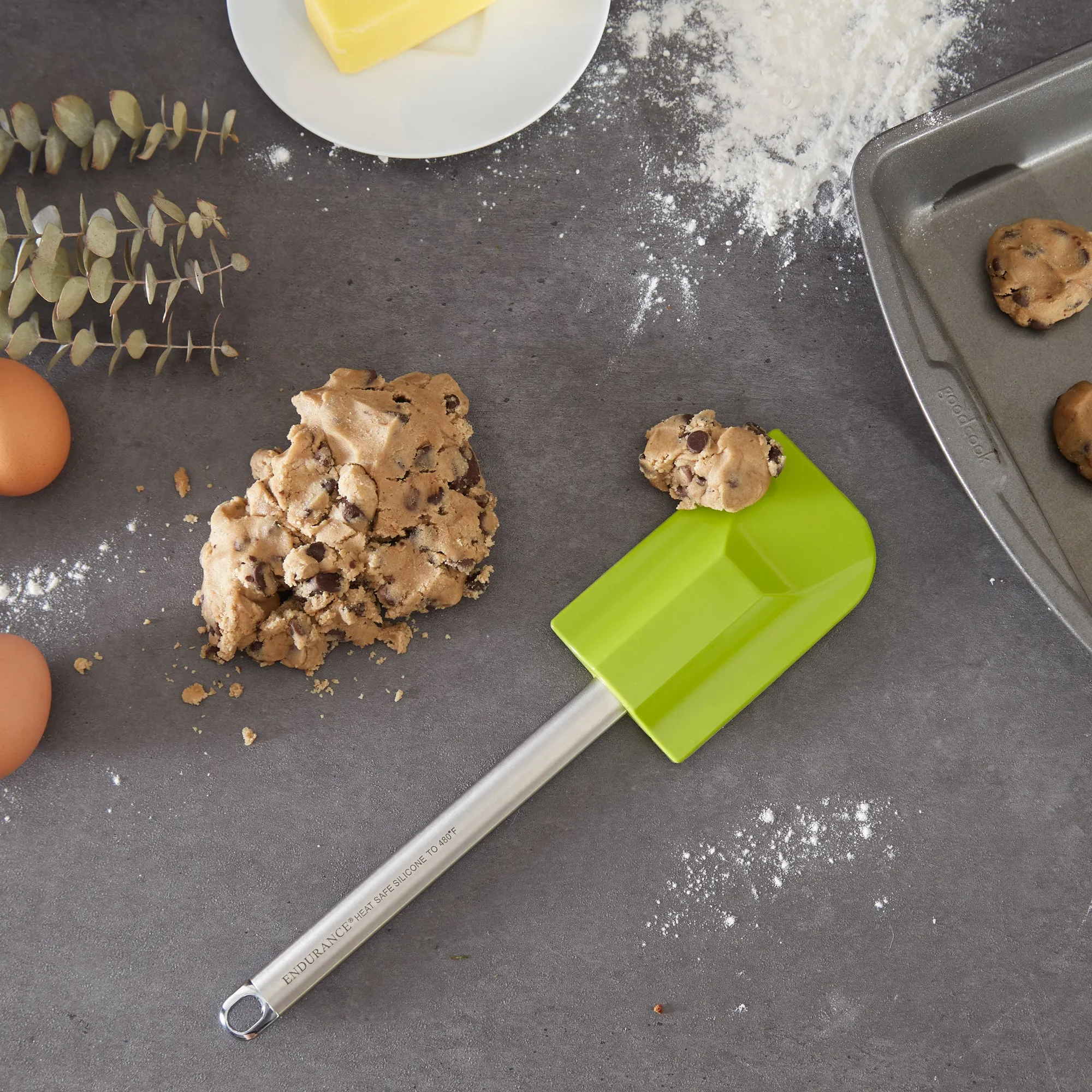 Silicone Spatula - Large - Green
