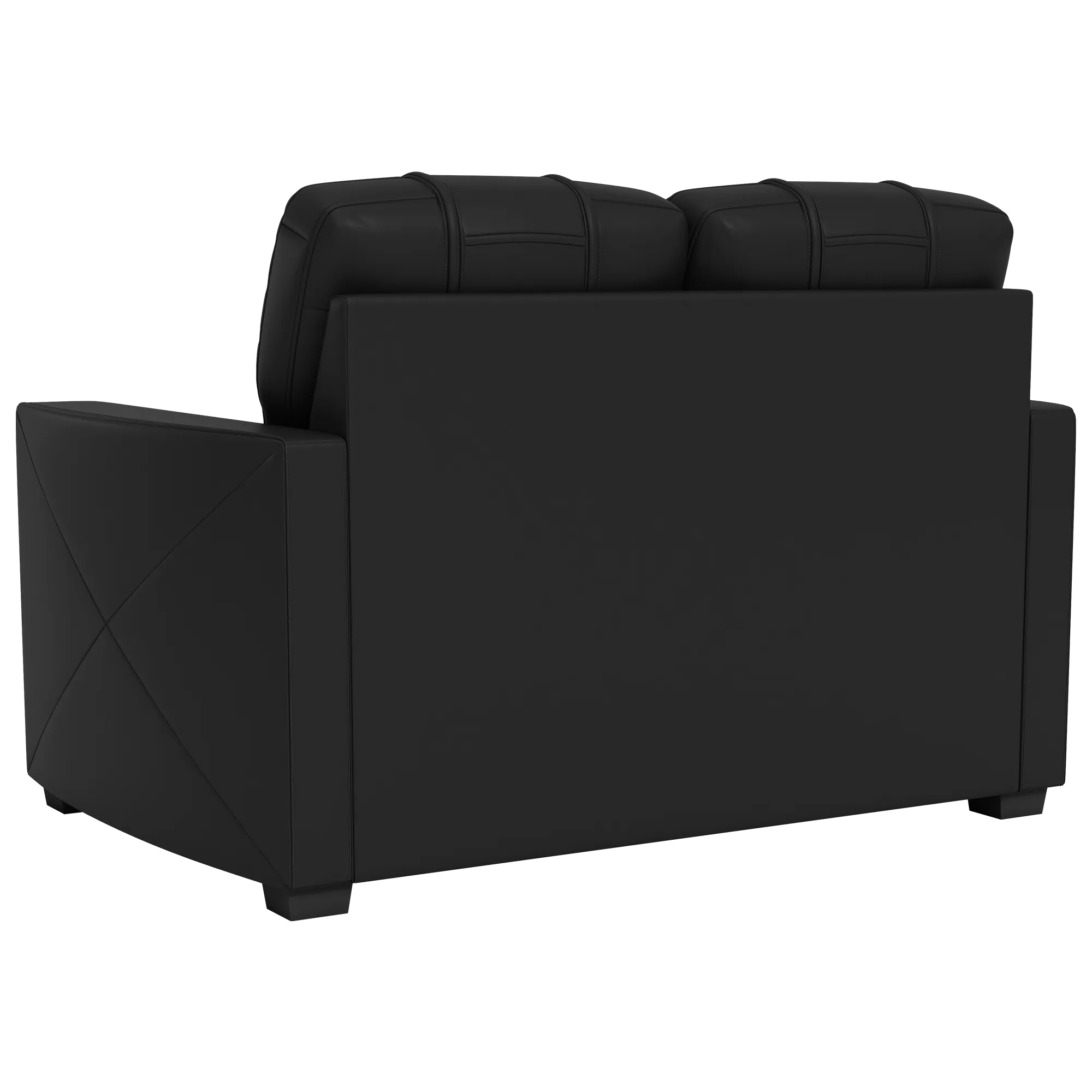 Silver Loveseat with Arizona Wildcats Logo