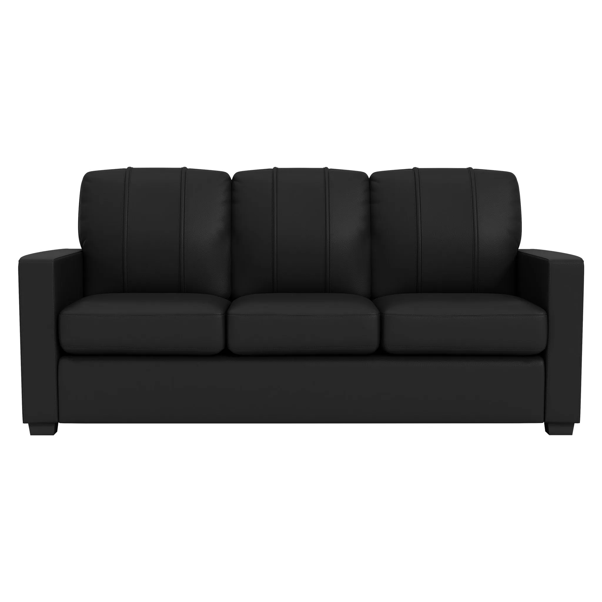 Silver Sofa with Arkansas Razorbacks Secondary Logo