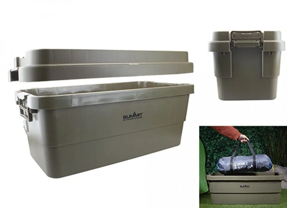 Summit Camping Storage Box with Carry Handles 70L