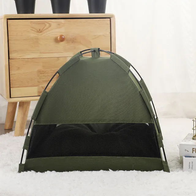 Tail-Trooper Cat Tent Bed