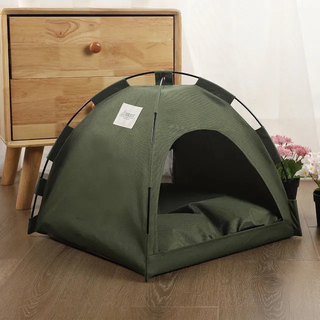Tail-Trooper Cat Tent Bed
