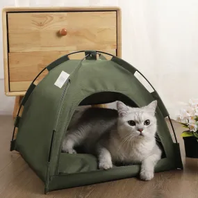 Tail-Trooper Cat Tent Bed