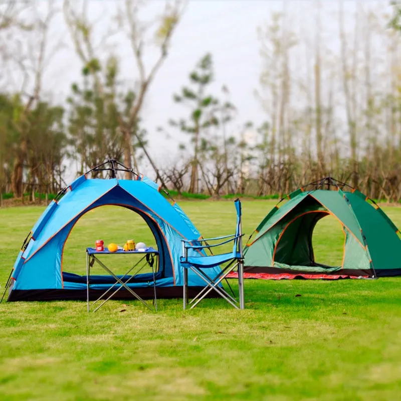 Tent Beach 2 People Tourist Double Automatic Camping