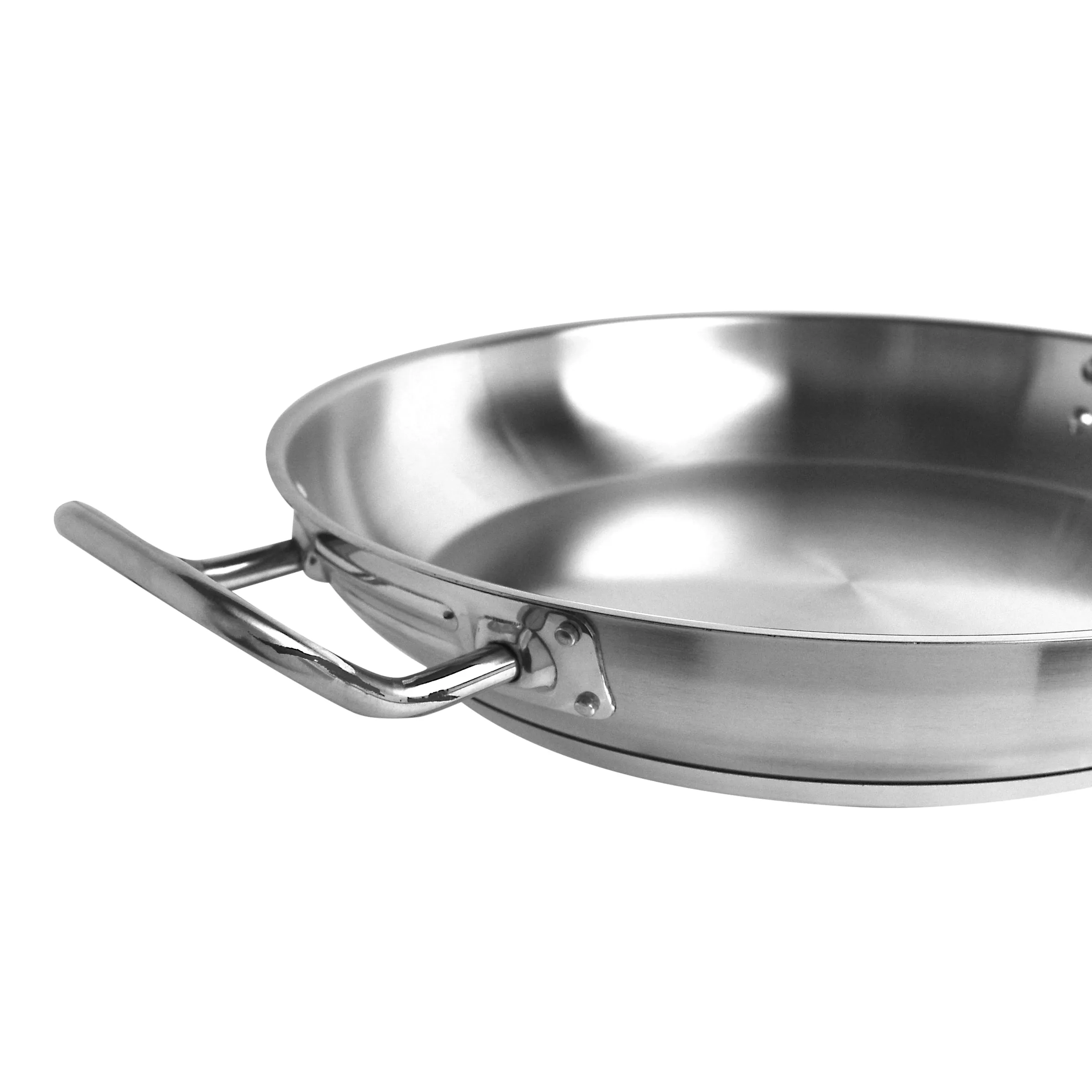 Thunder Group SLSFP4012 12" Diameter Stainless Steel Fry Pan