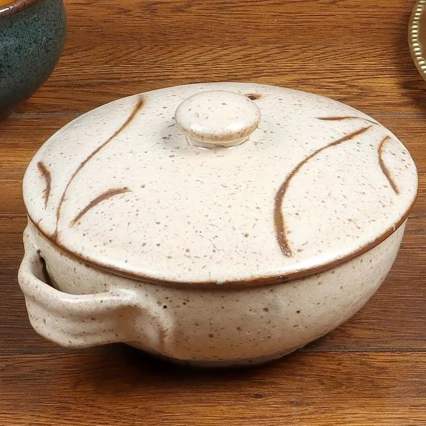 Vihu Ceramic Casserole With Lid