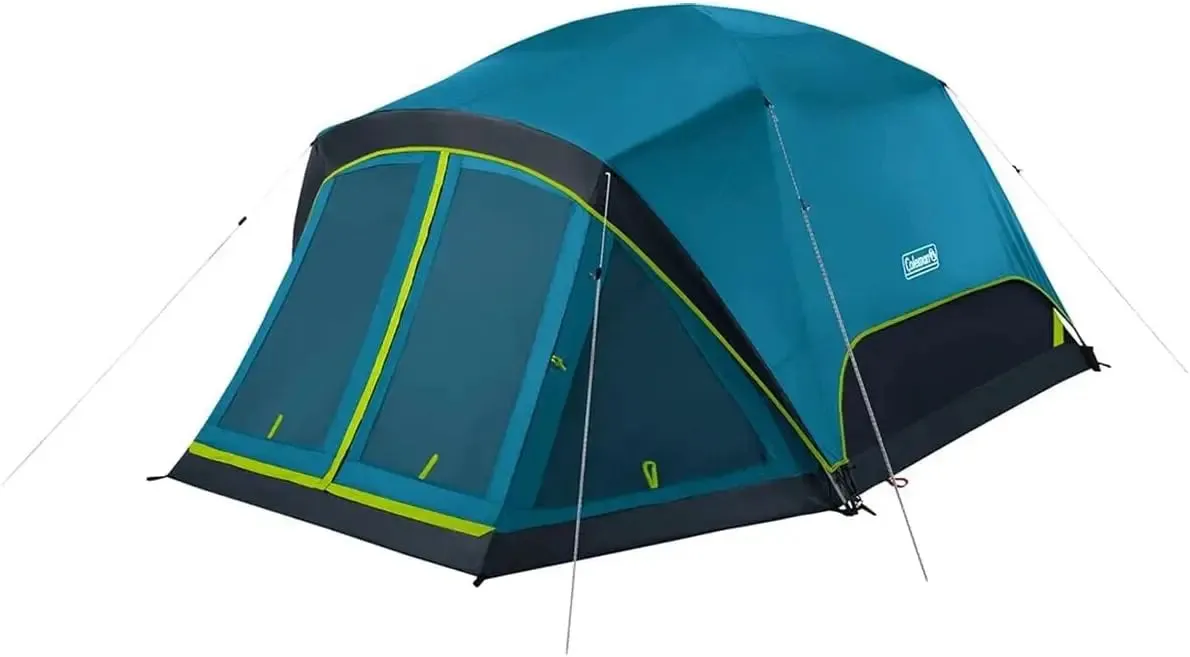 Weatherproof 4/6 Person Tent Blocks 90% of Sunlight, Sets Up in 5 Minutes, and Includes Extra Storage/Sleeping Place