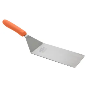 Winco TNH-61 High Heat Hamburger Turner w/Offset, Orange Nylon Handle,  5-1/8"x2-7/8" Blade