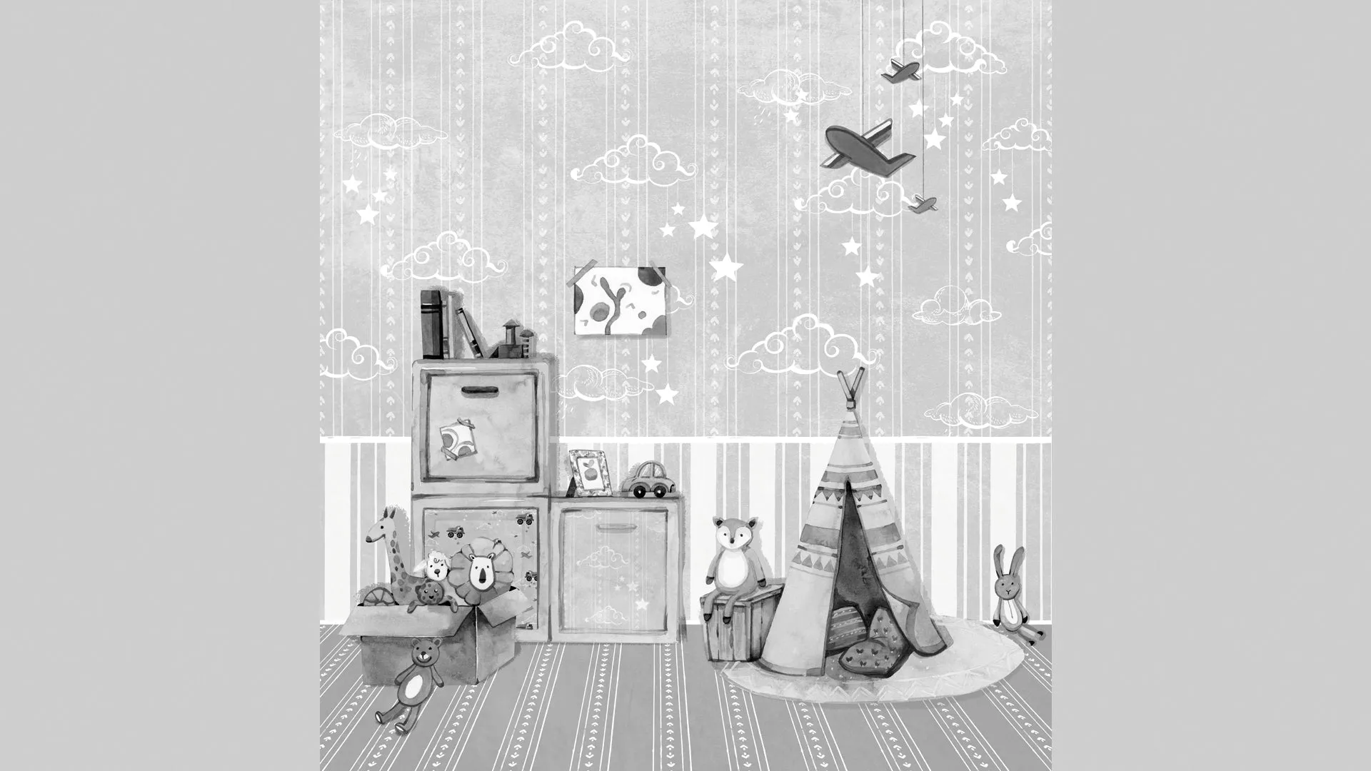 Wonderland with Magical Toyland wallpaper