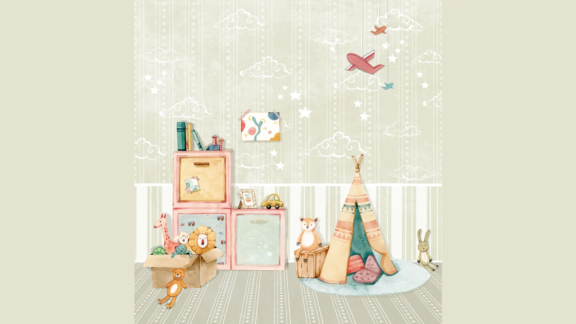Wonderland with Magical Toyland wallpaper