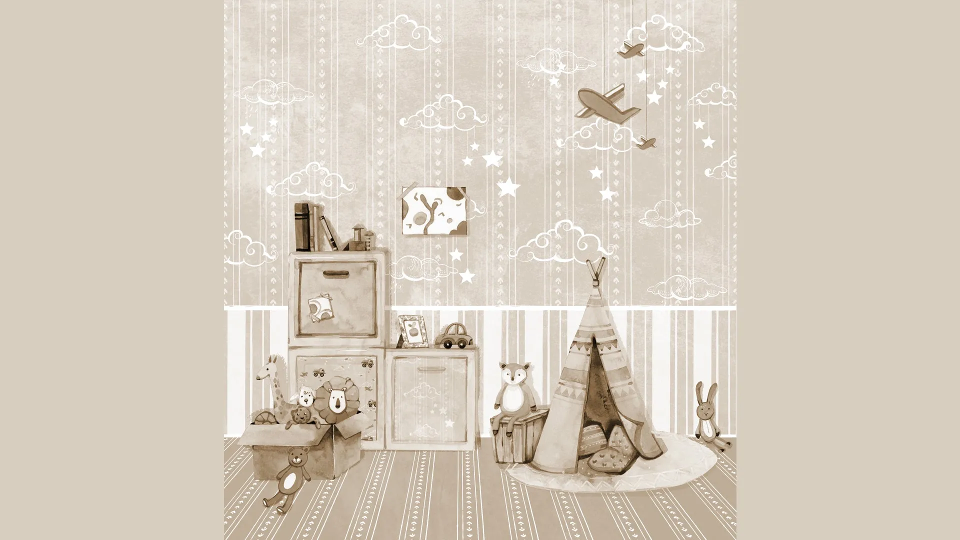 Wonderland with Magical Toyland wallpaper