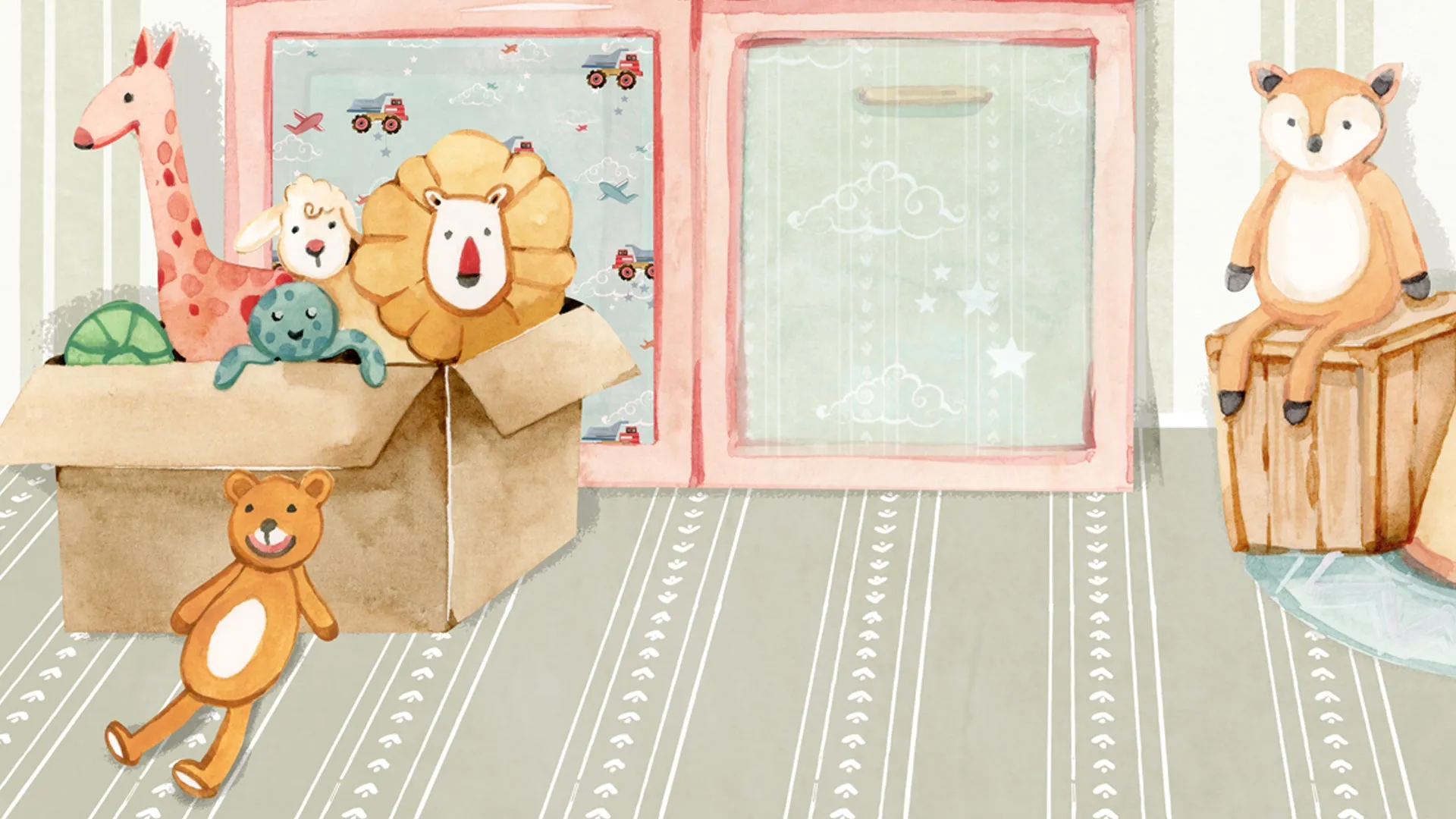 Wonderland with Magical Toyland wallpaper