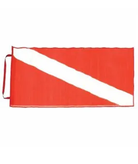 Woven Dive Flag Beach/Dive Mat Roll-Up Changing Mat 34" x 70