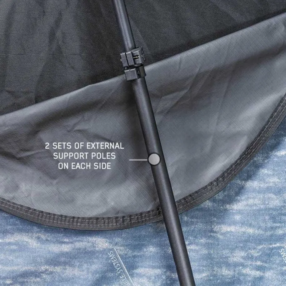 XD Sherpa Soft Shell Roof Top Tent - Grey Body & Black Rainfly | OVERLAND VEHICLE SYSTEMS